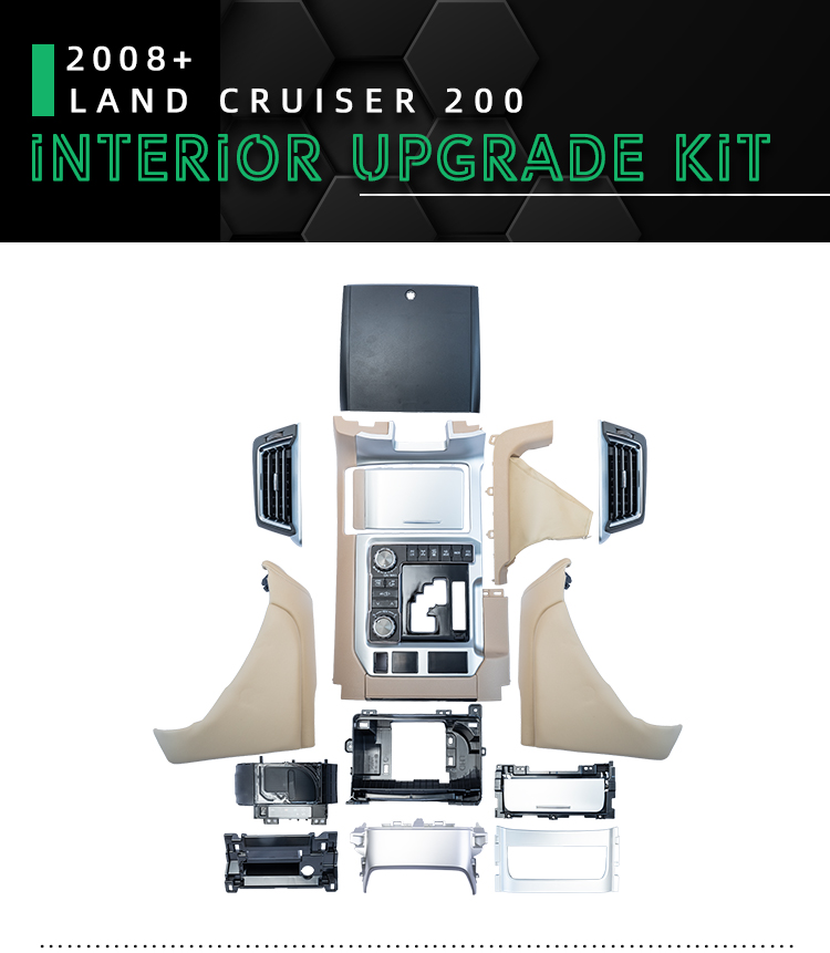 toyota land cruiser lc200 interior upgrade kit