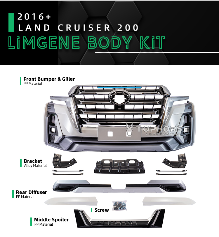 toyota land cruiser lc200 limgene body kit