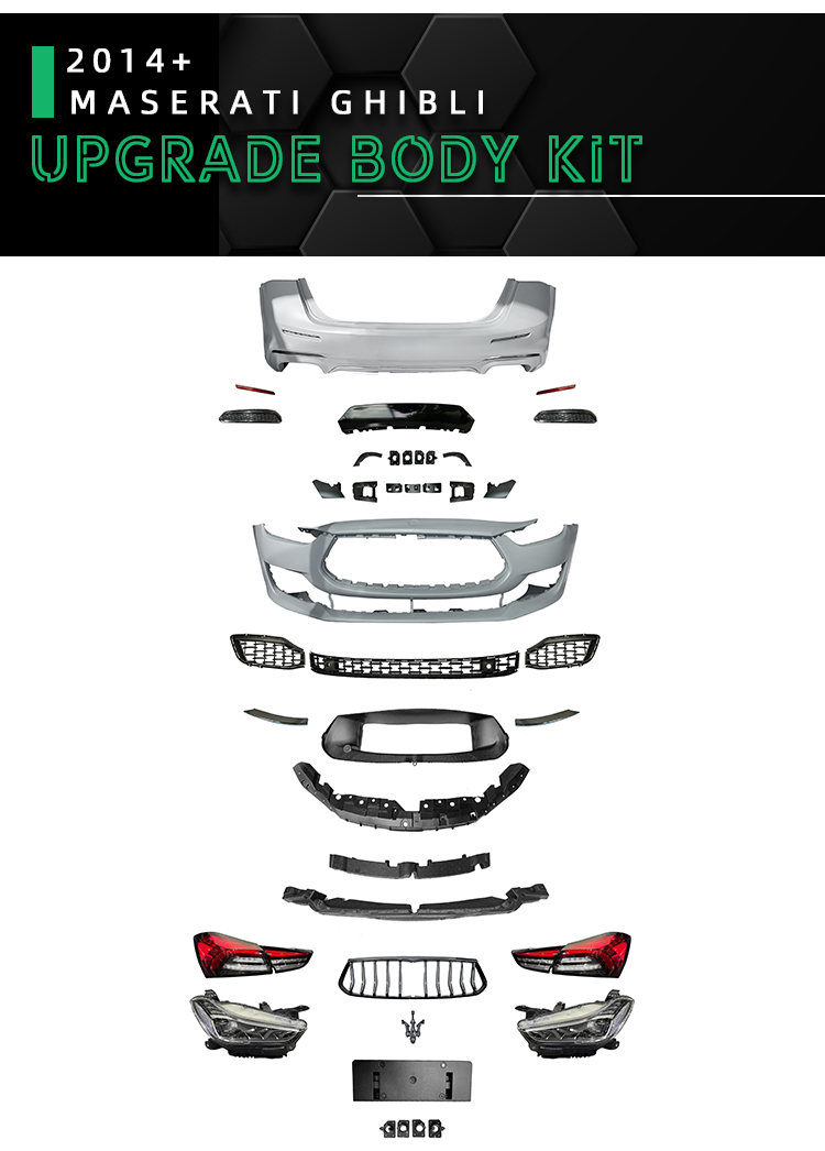 2014+ Maserati Ghibli Conversion Body Kit PP Material