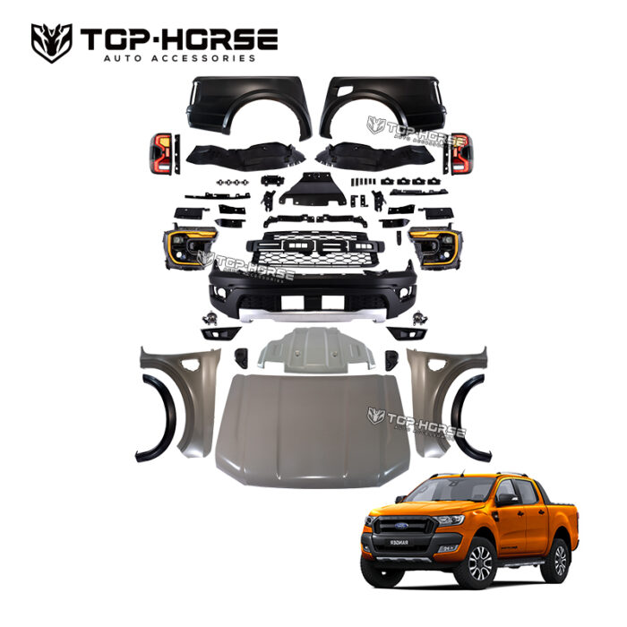 Ford Ranger T6/T7/T8 Convert To Raptor Body Kit Old To New 4x4 Truck Off Road