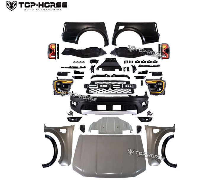 Ford Ranger T6/T7/T8 Convert To Raptor Body Kit Old To New 4x4 Truck Off Road