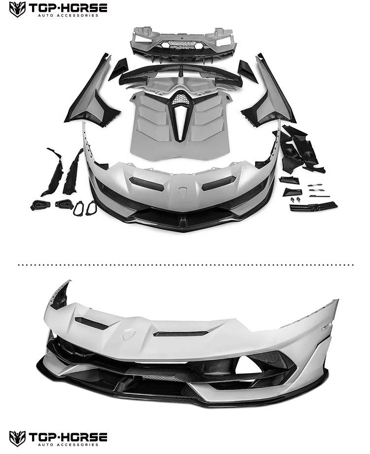 Lamborghini Aventador SVJ63 Roadster Body Kit Dry Carbon Fiber Bumper/Side Skirt/Diffuser/Spoiler