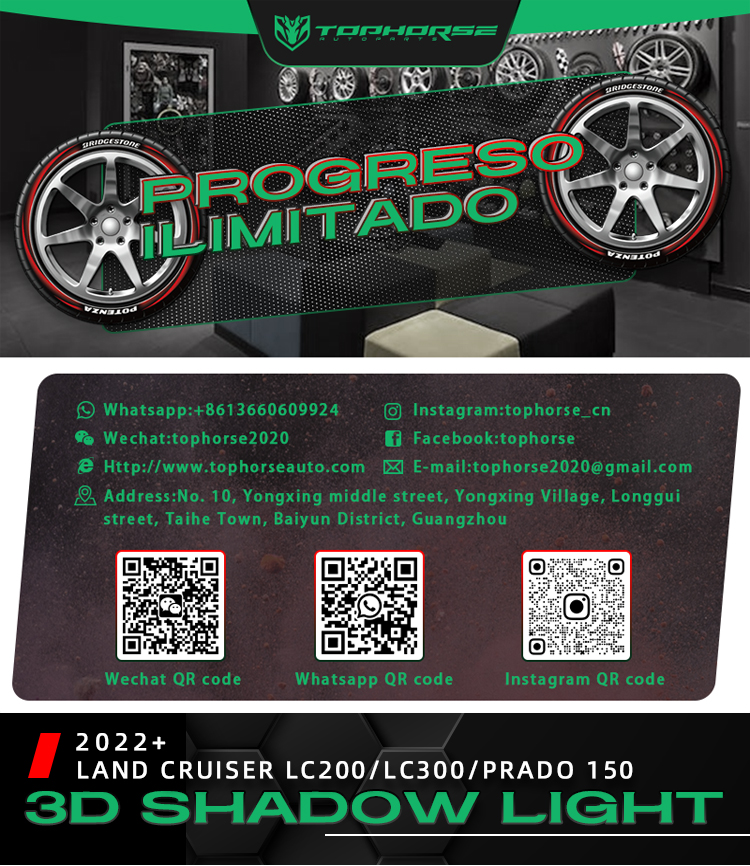 Toyota Land Cruiser LC200/LC300/Prado 150 GR Sport 3D Shadow Lights Projector Lights