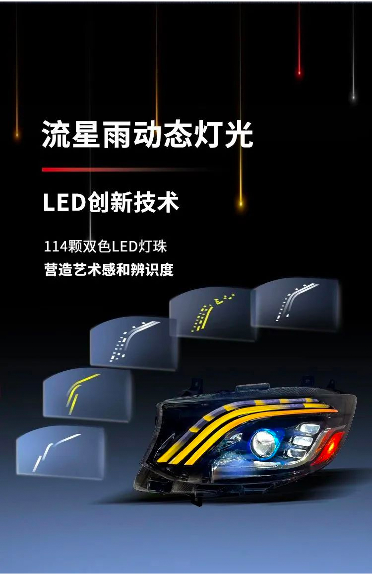 Laser Head Light For Sprinter W907 Vans Front Lights